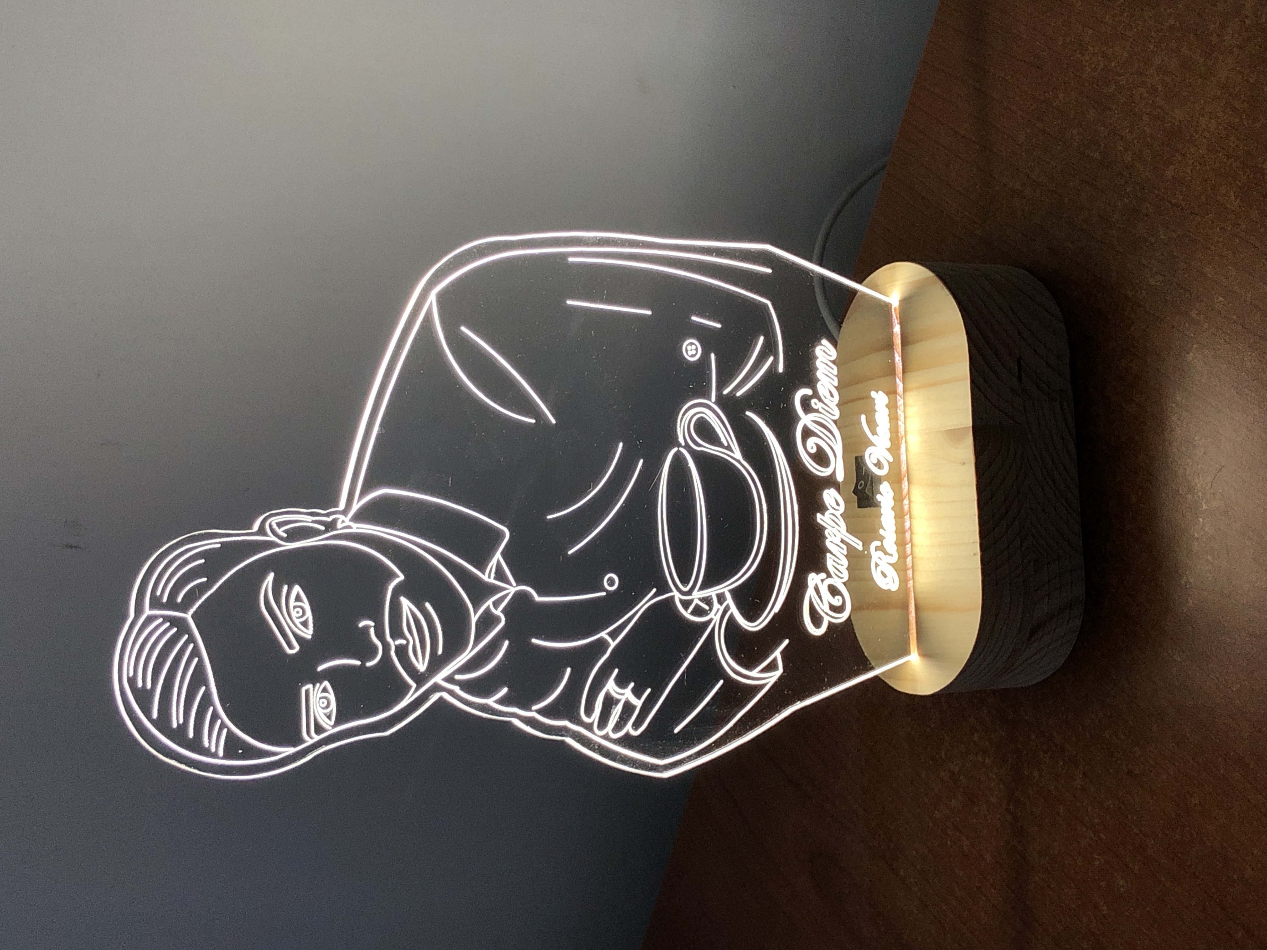 Lampada personalizzata