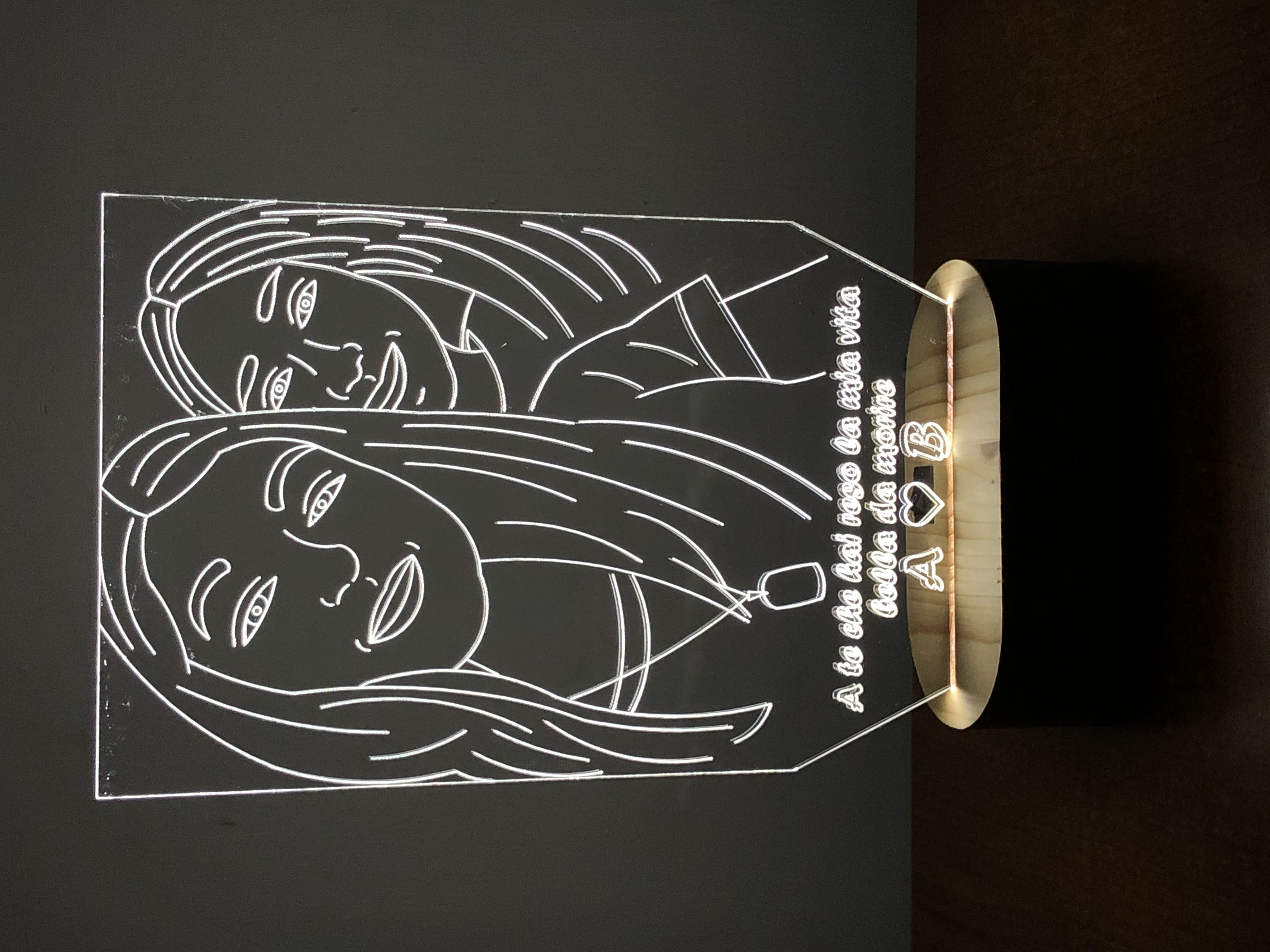 Lampada personalizzata