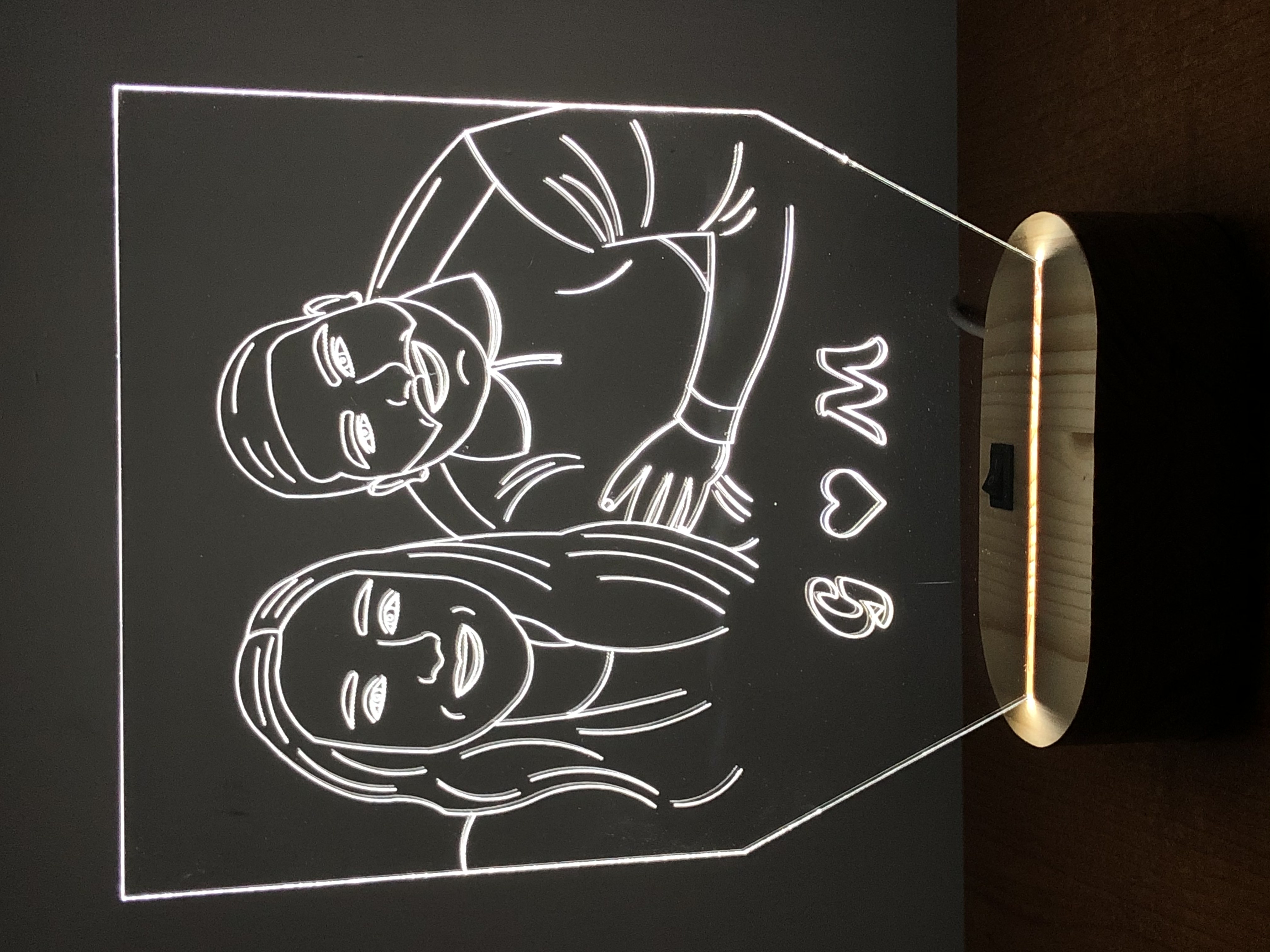 Lampada personalizzata