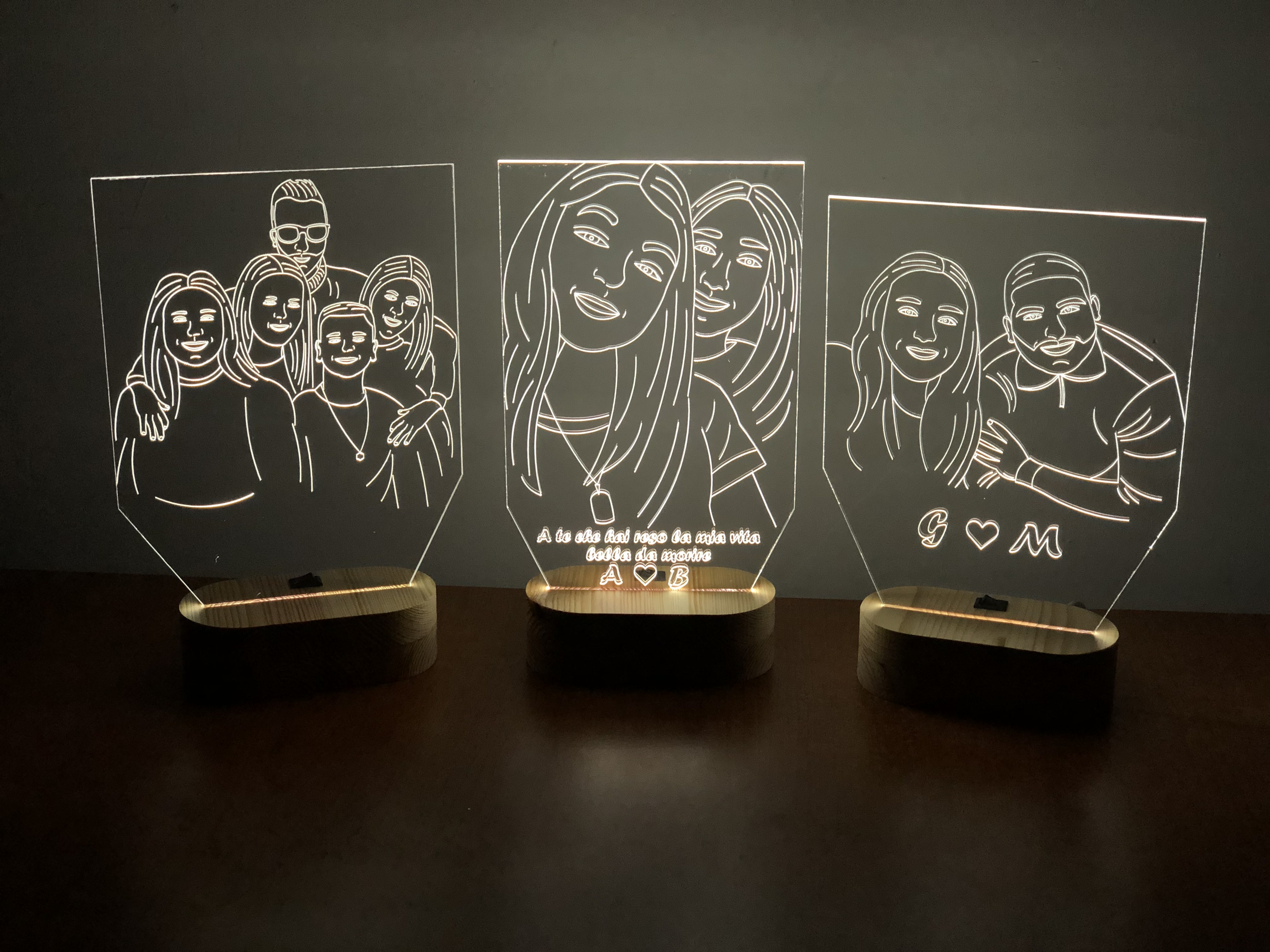 Lampada personalizzata