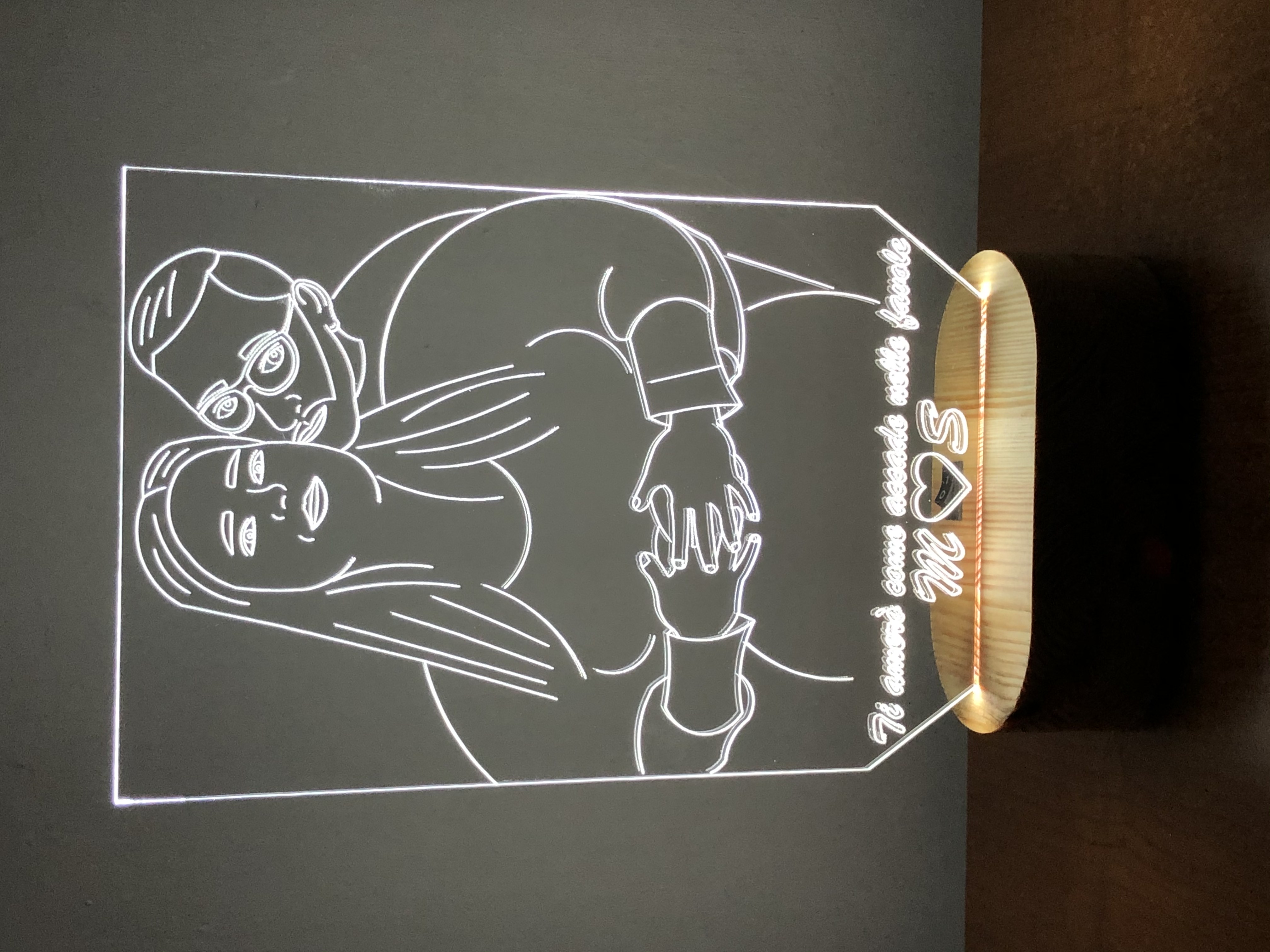 Lampada personalizzata