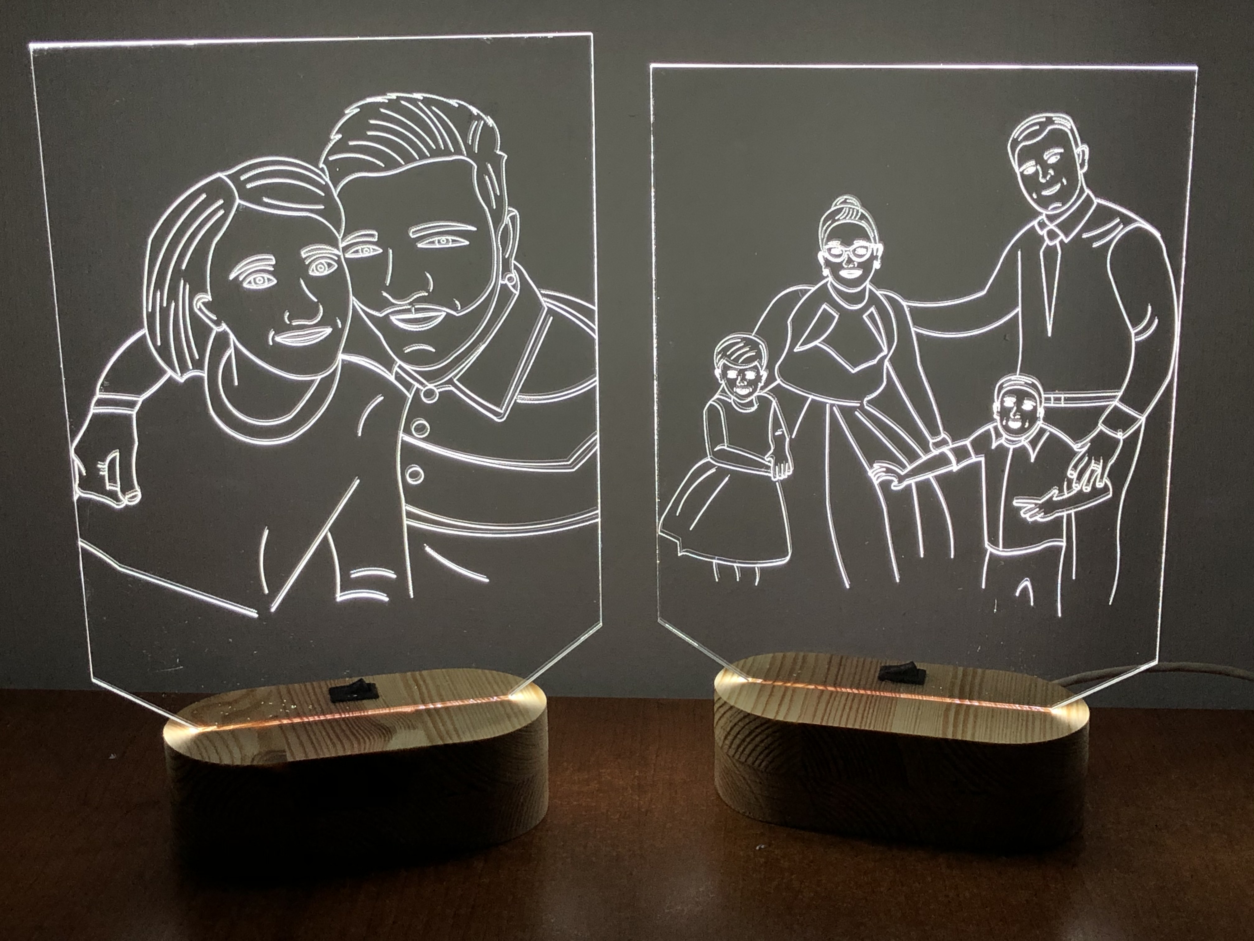 Lampada personalizzata