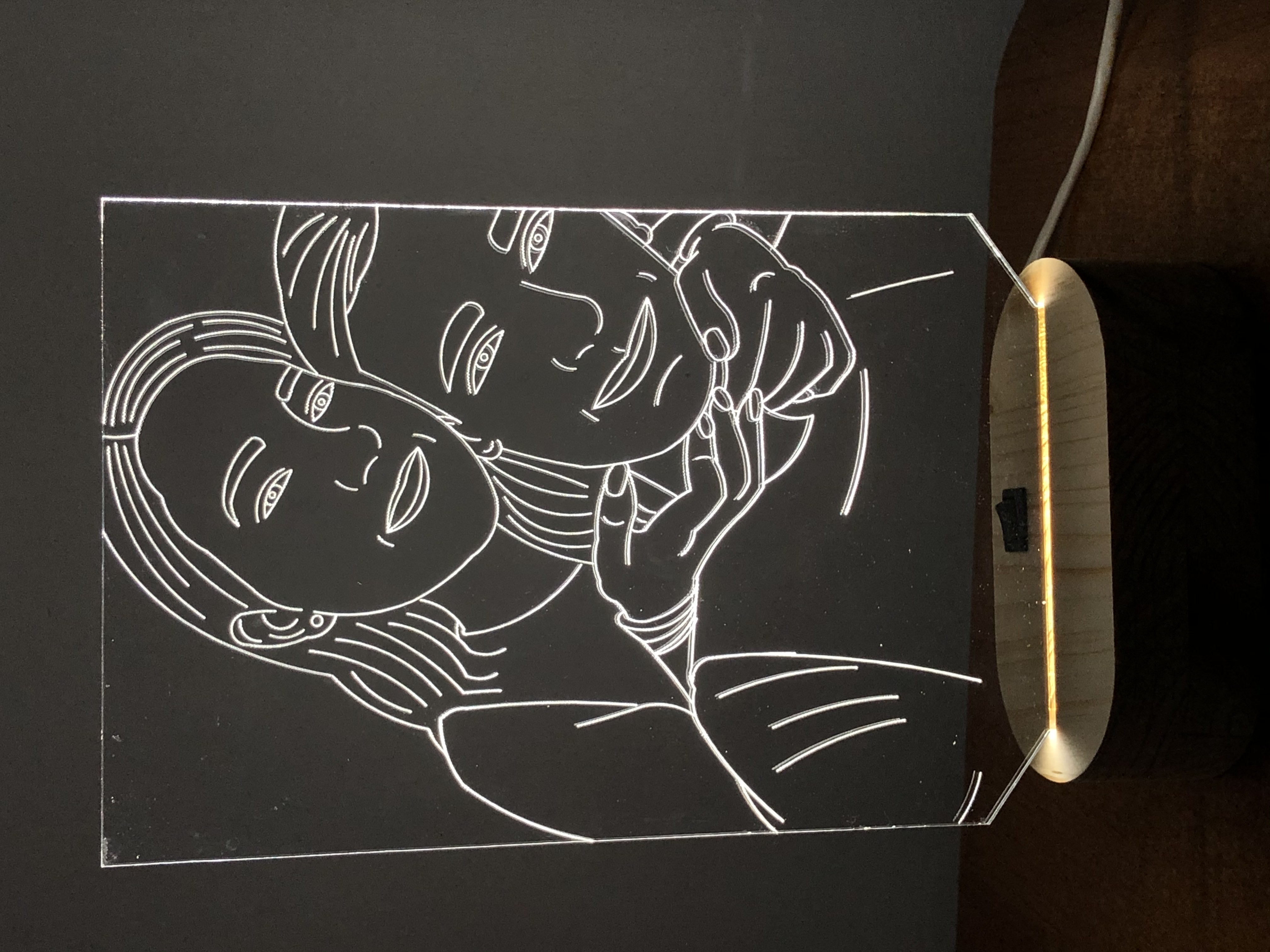 Lampada personalizzata