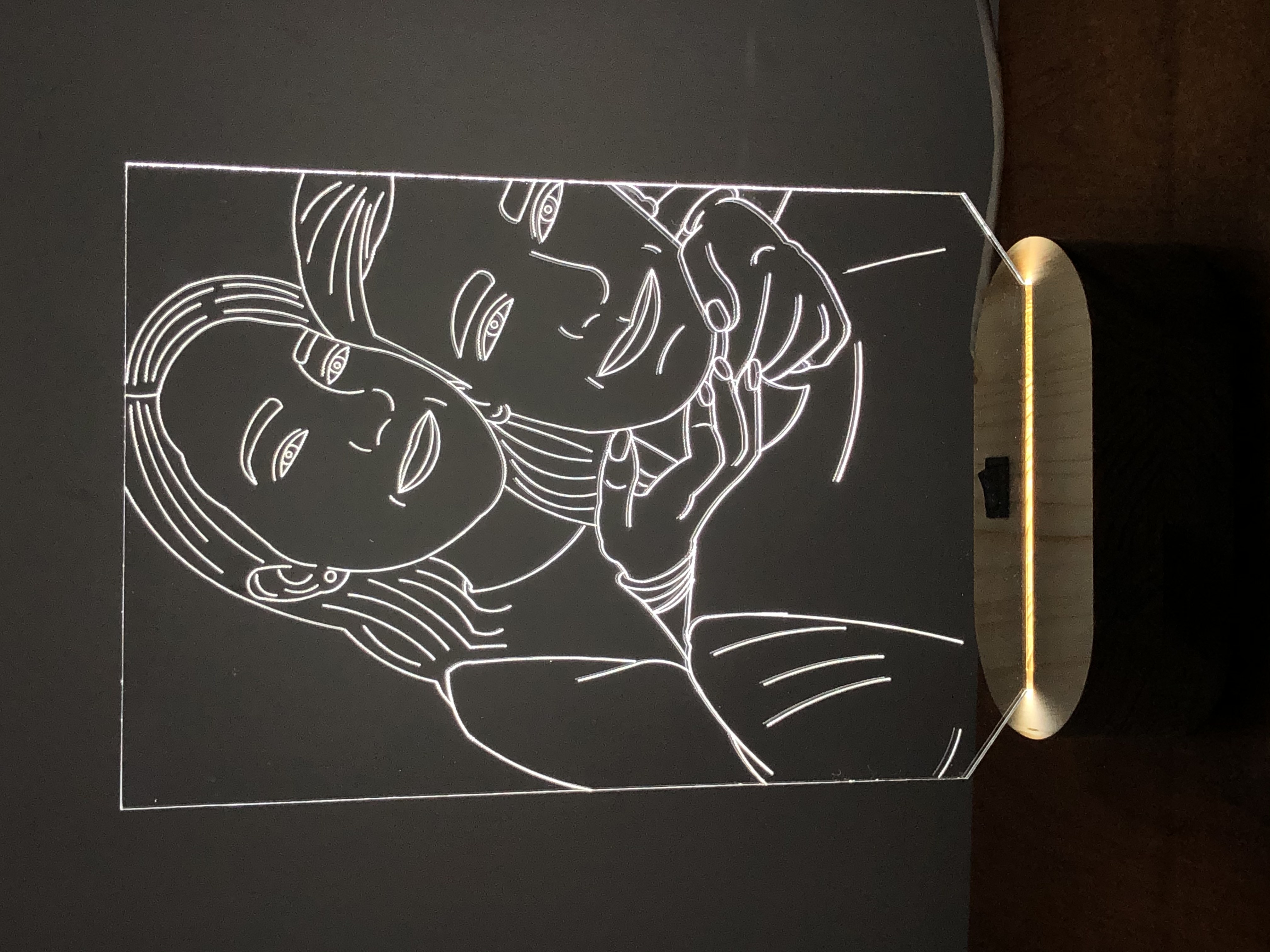 Lampada personalizzata