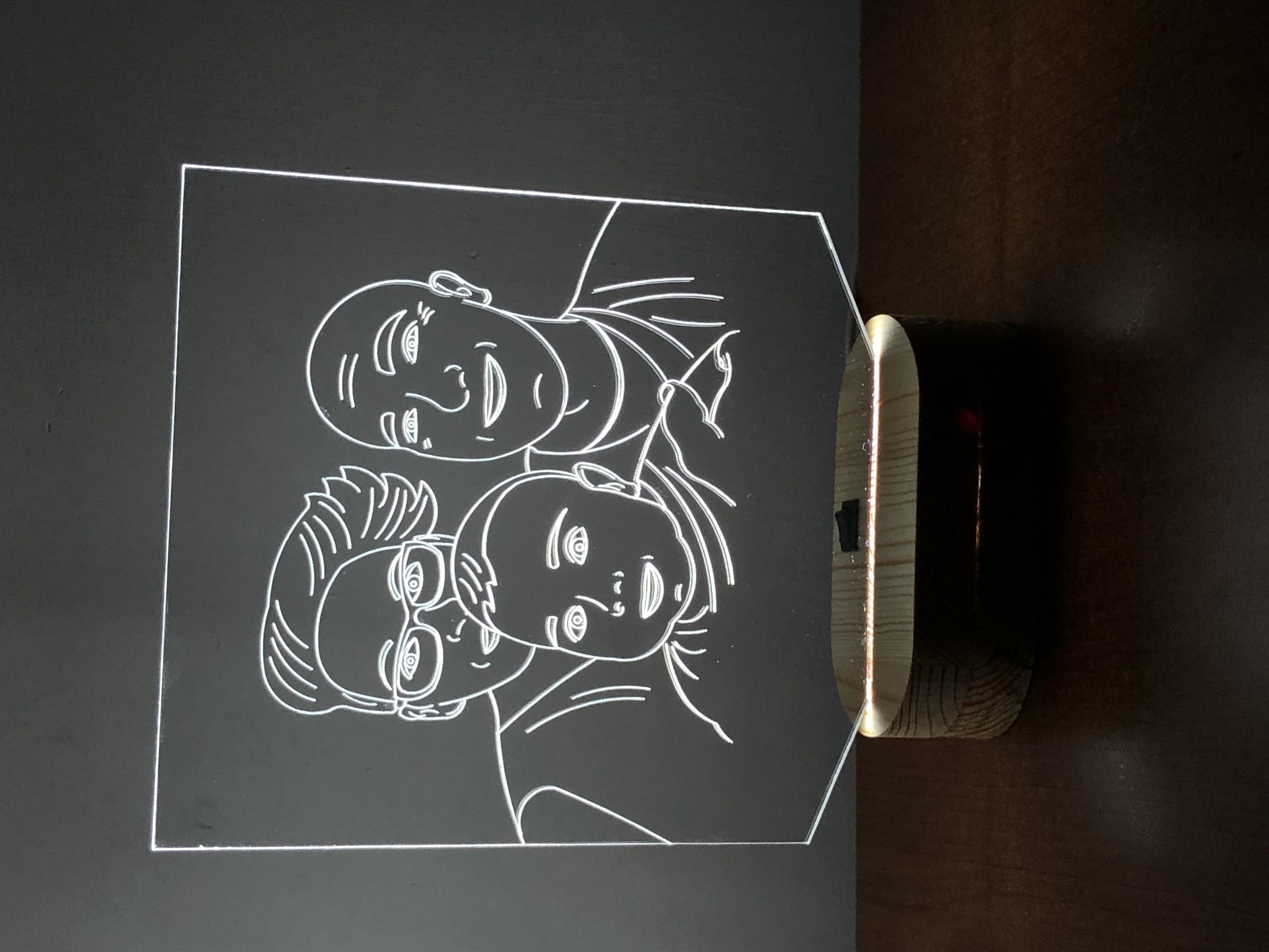 Lampada personalizzata