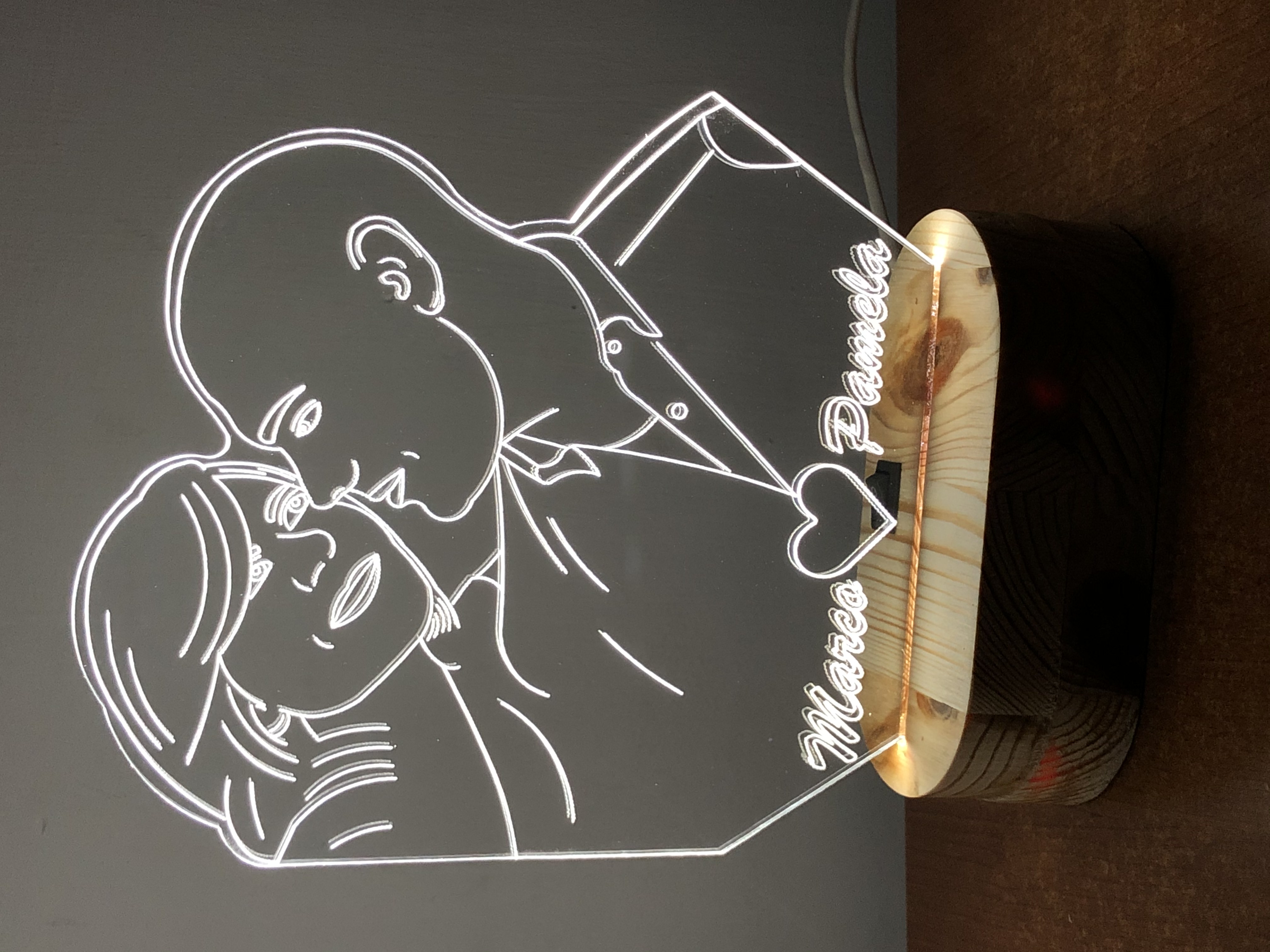 Lampada personalizzata