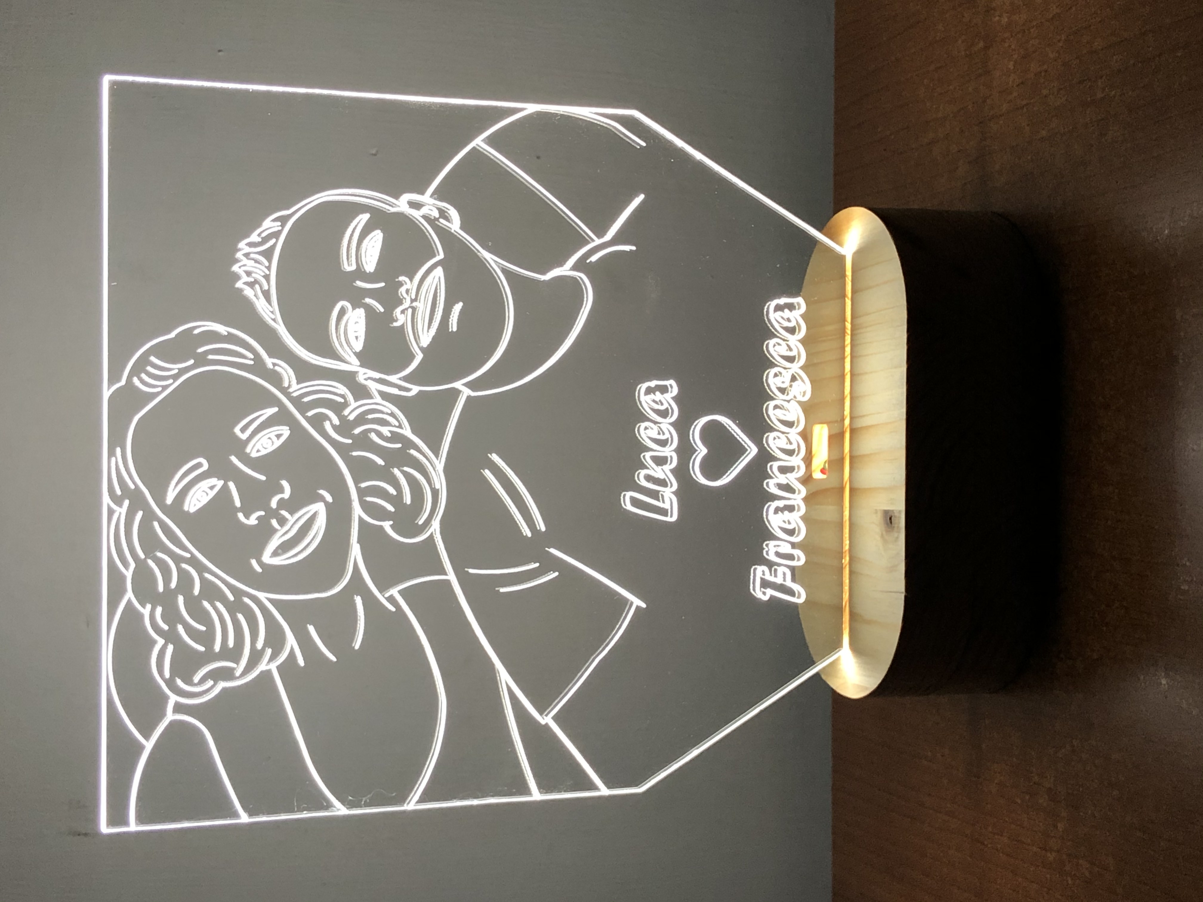 Lampada personalizzata