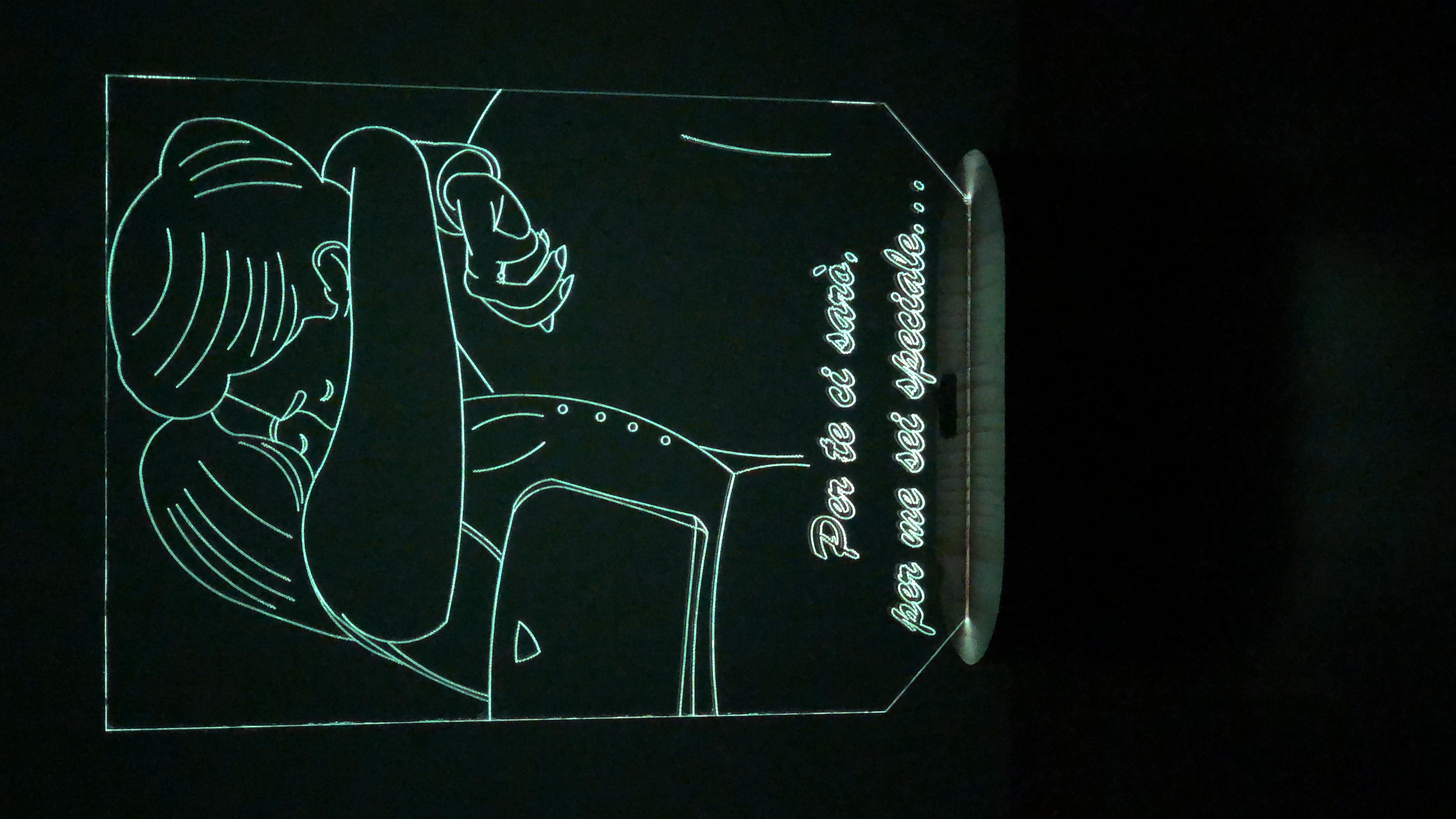 Lampada personalizzata