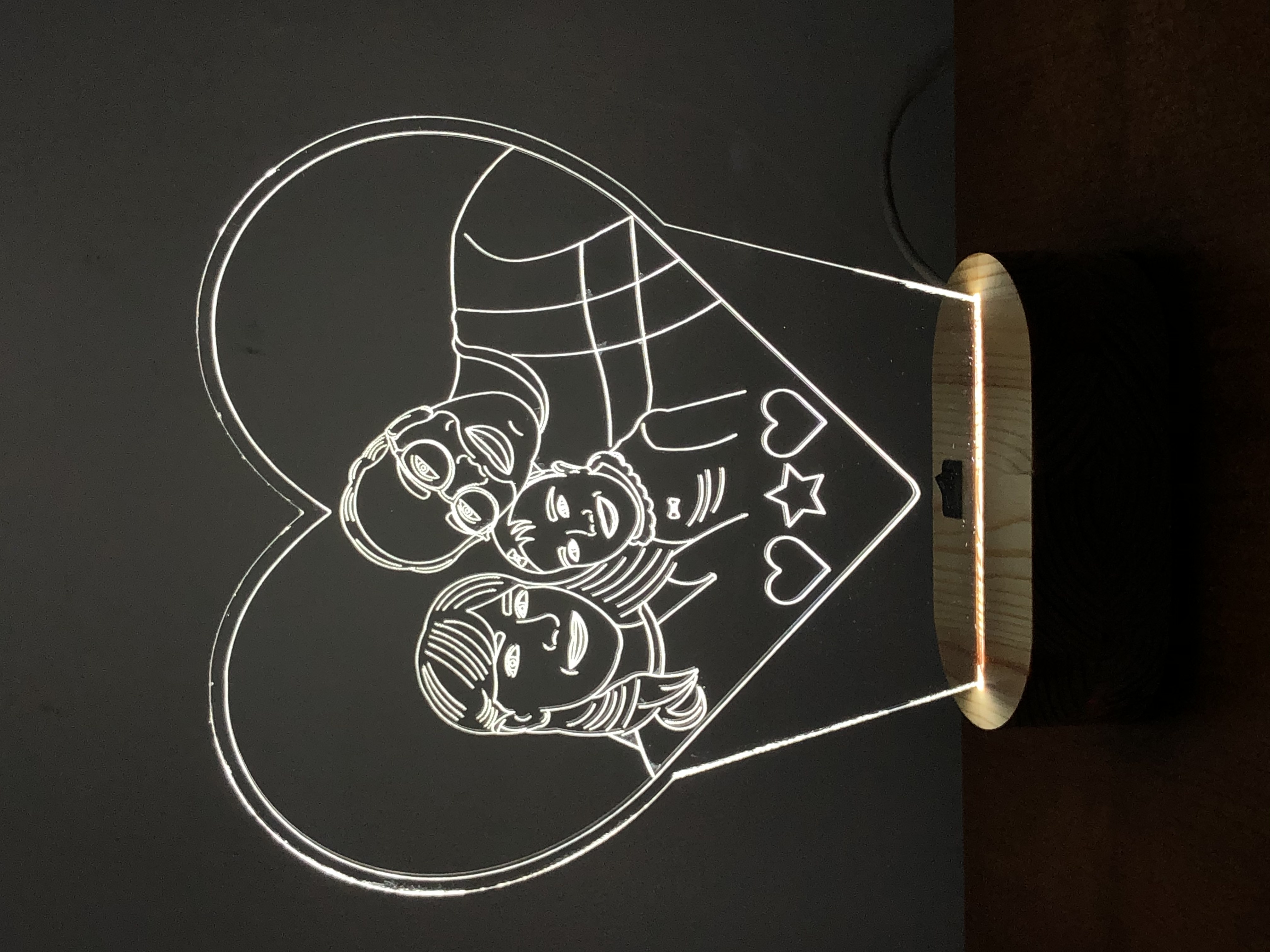 Lampada personalizzata