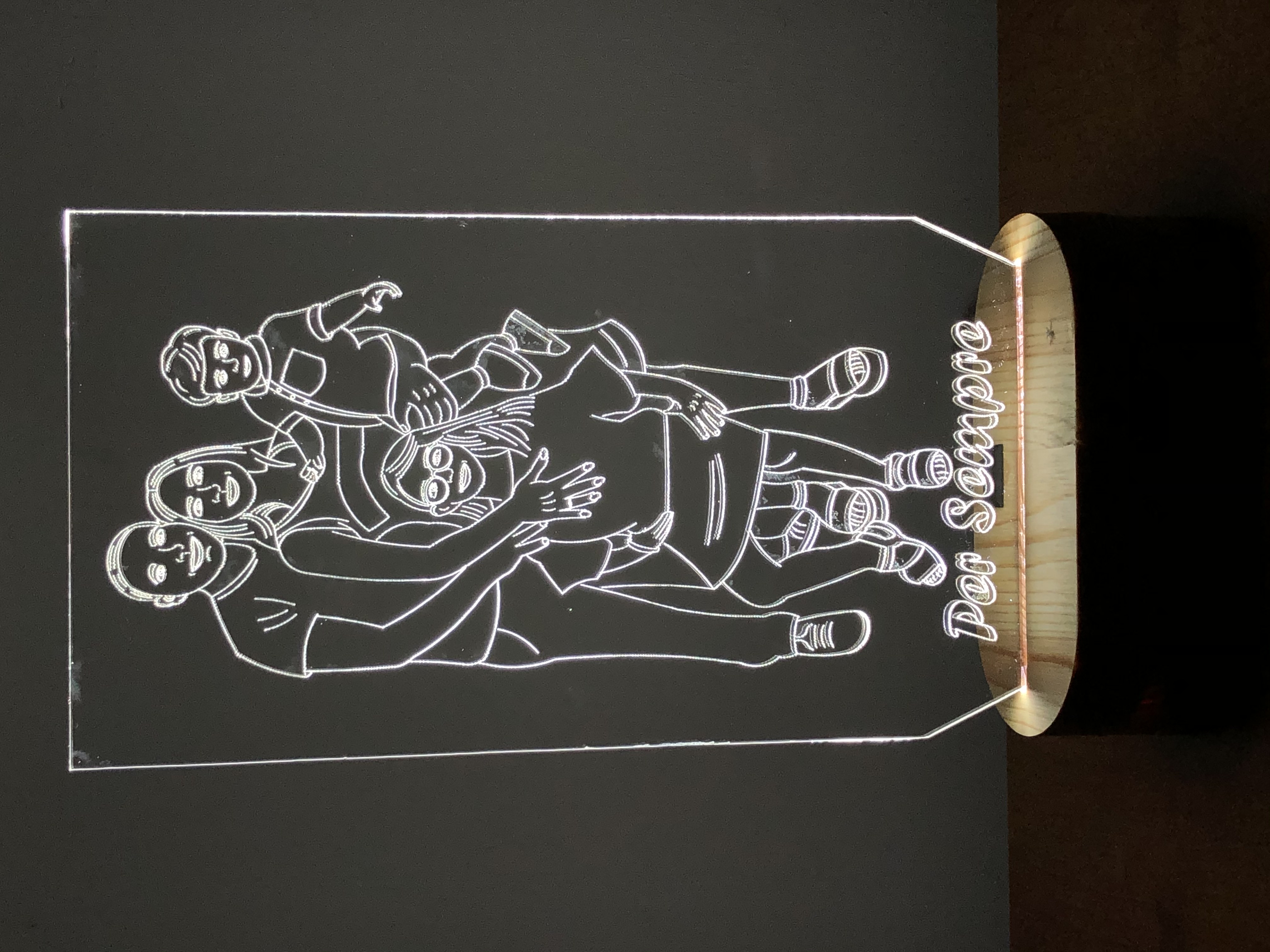 Lampada personalizzata