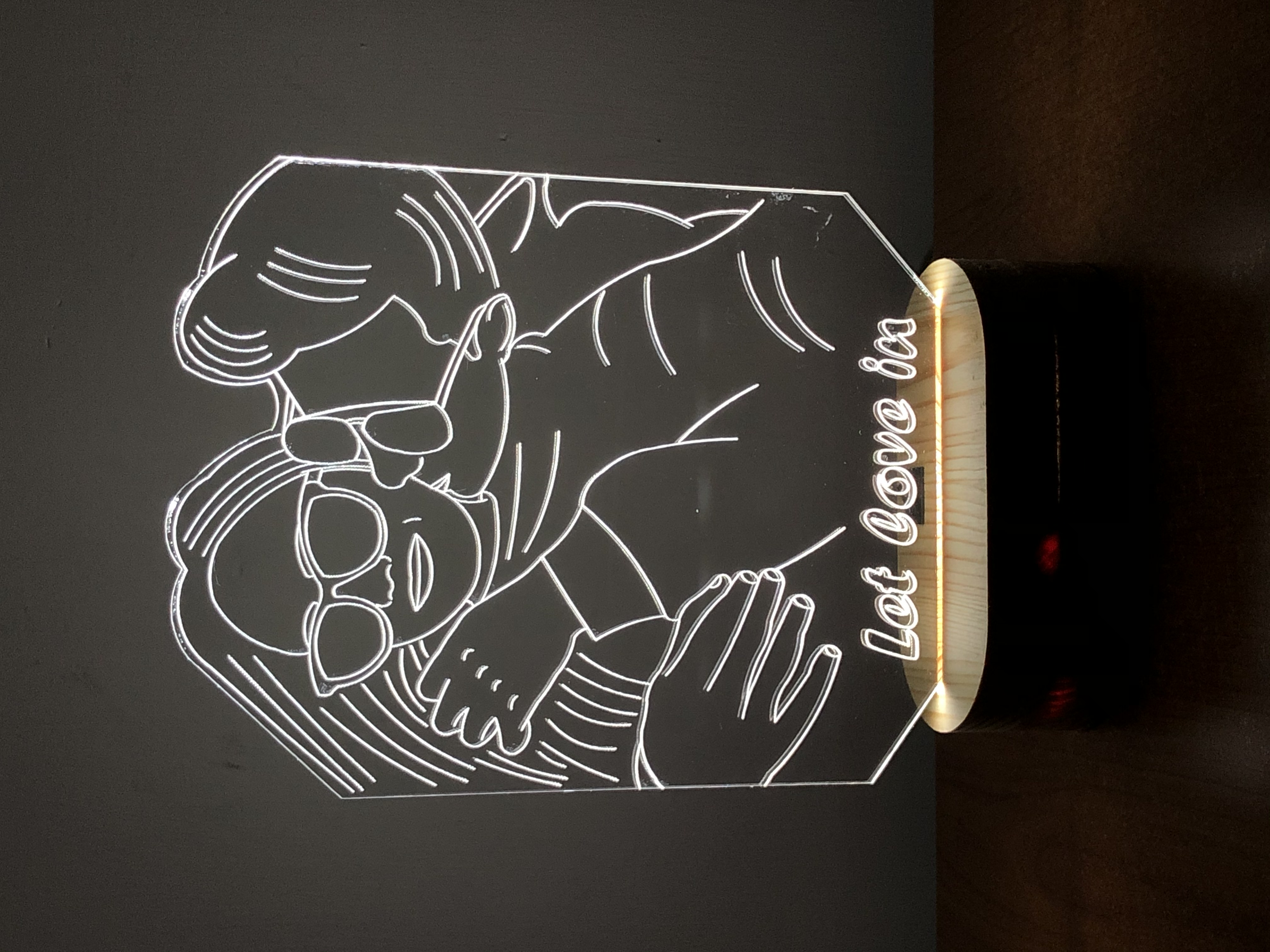 Lampada personalizzata