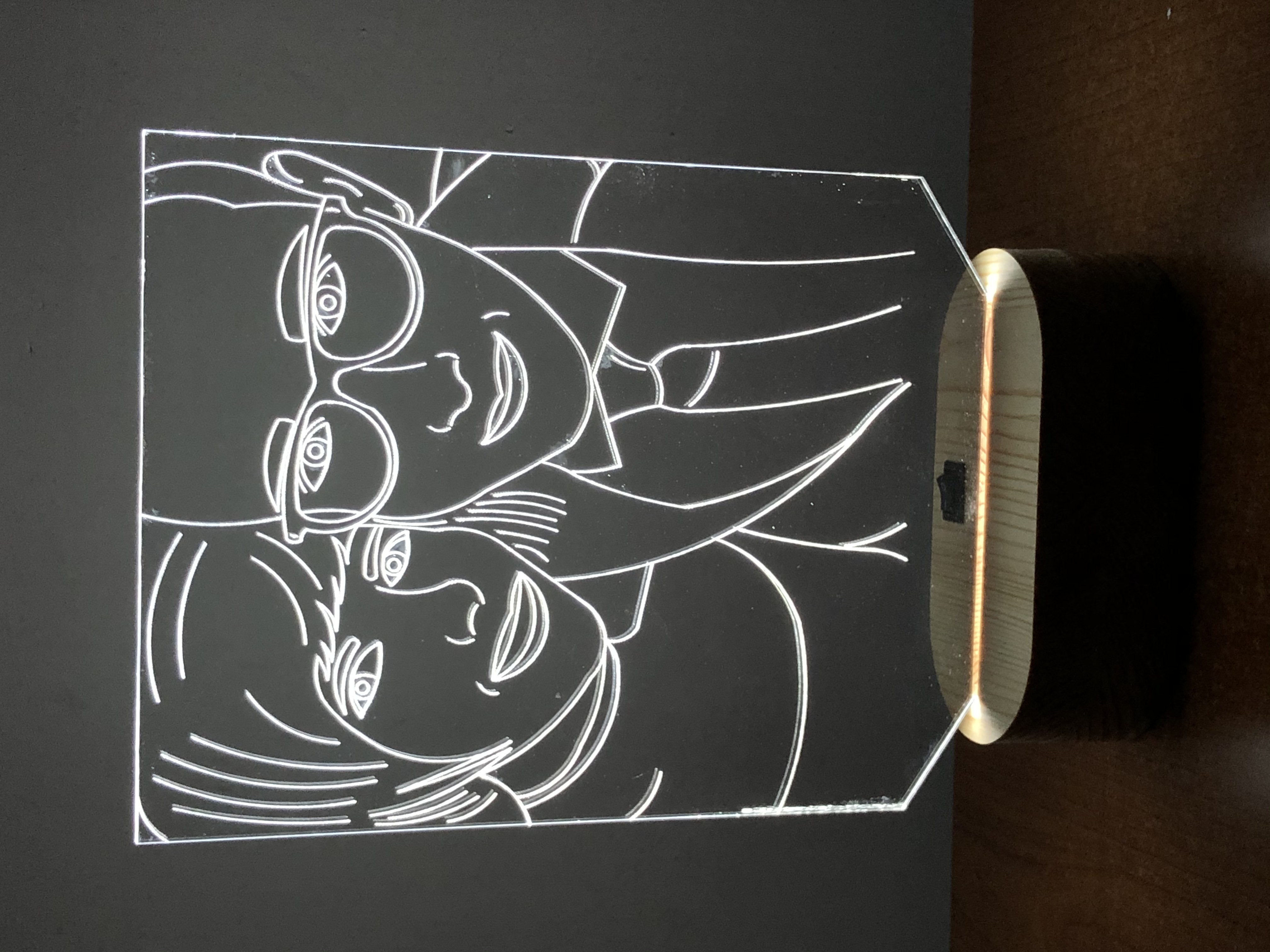 Lampada personalizzata