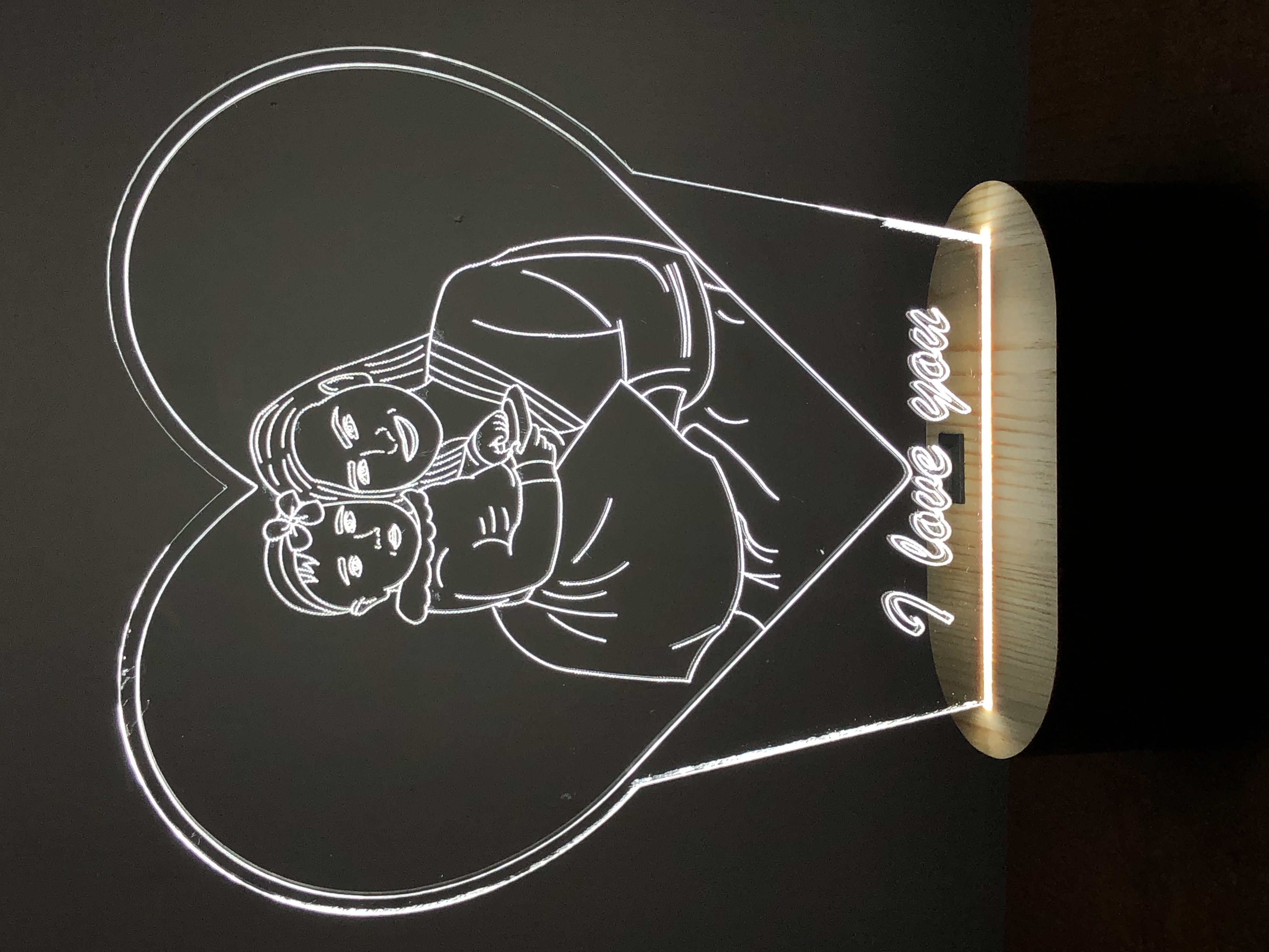 Lampada personalizzata